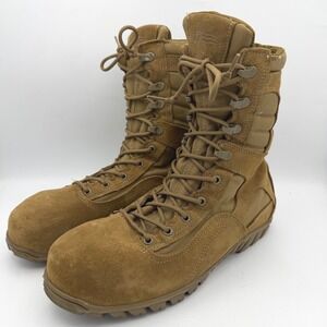 Belleville Mens 10.5R Boots Mini-Mil Coyote Brown Steel Toe Tactical